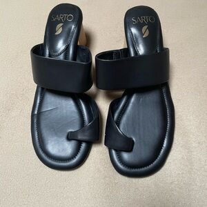 Franco Sarto Black Sandals